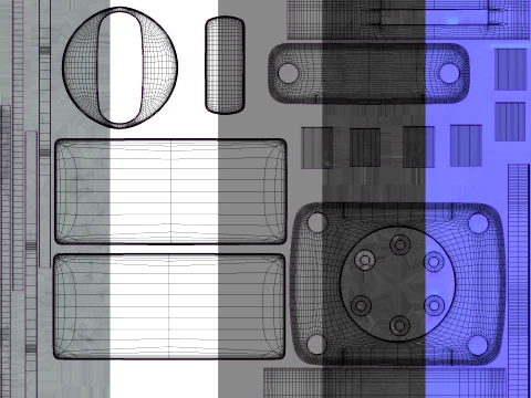 Door latch 3D Model