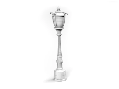 Vintage street lamp 3D Model