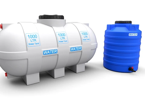 Plastic Tanks Modello 3D