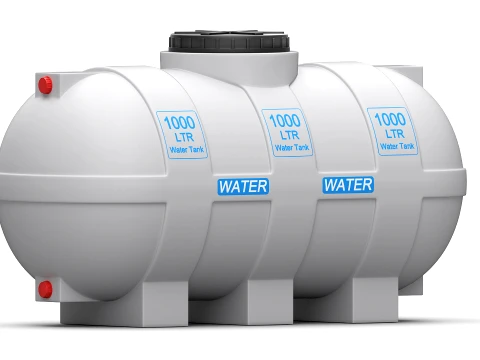 Plastic Tanks 3D Model