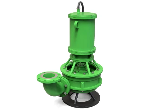 Submersible High Pressure Pump 3D Model
