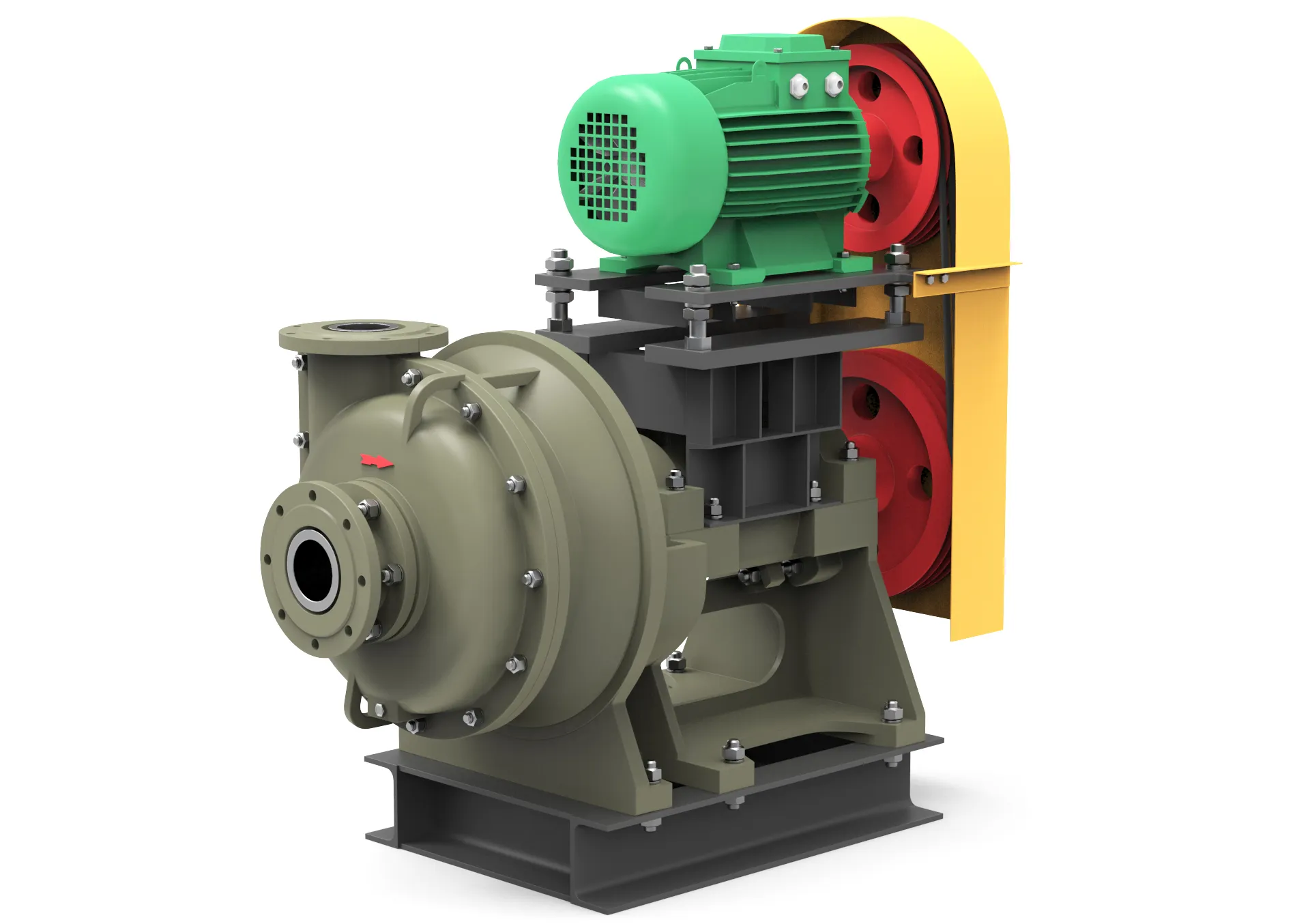 Pump centrifugal Gkl 3D Model .c4d .max .obj .3ds .fbx .stl .blend 