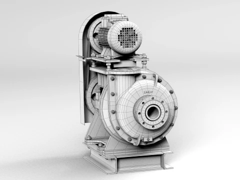Pump centrifugal Gkl 3D Model