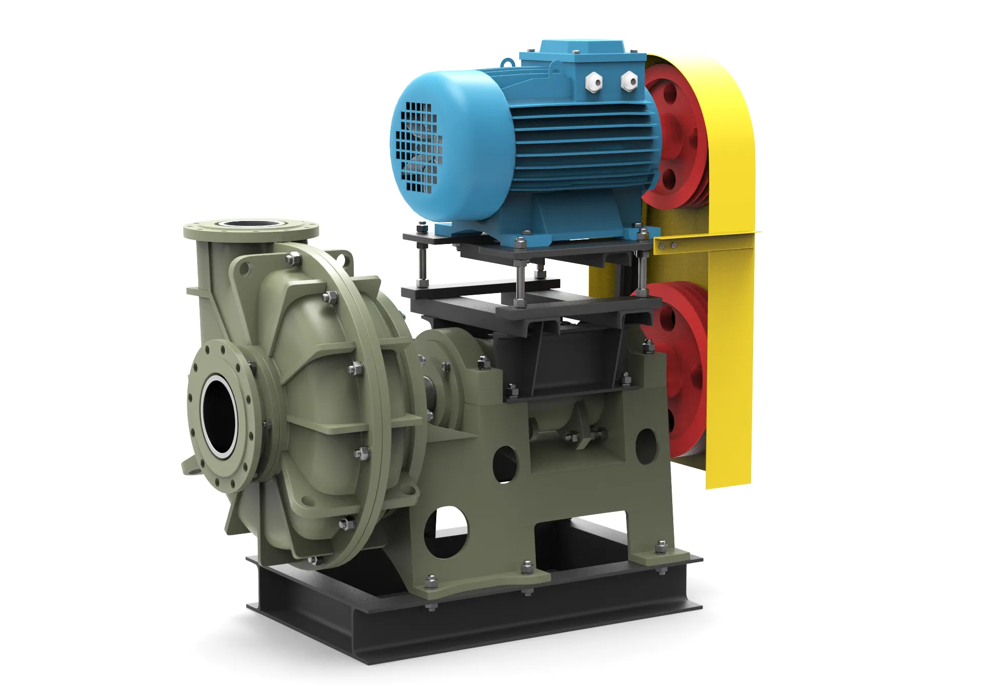 Pump centrifugal Gkl 2 3D Model .c4d .max .obj .3ds .fbx .stl .blend