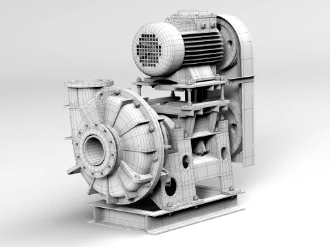 Pump centrifugal Gkl 2 3D Model