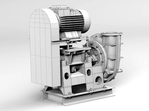 Pump centrifugal Gkl 2 3D Model