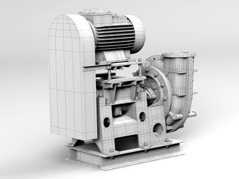 Pump centrifugal Gkl 2 3D Model