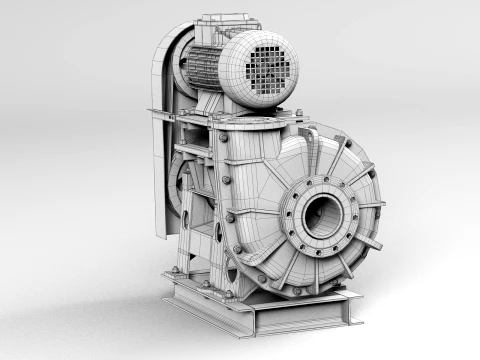 Pump centrifugal Gkl 2 3D Model