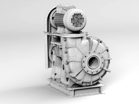 Pump centrifugal Gkl 2 3D Model