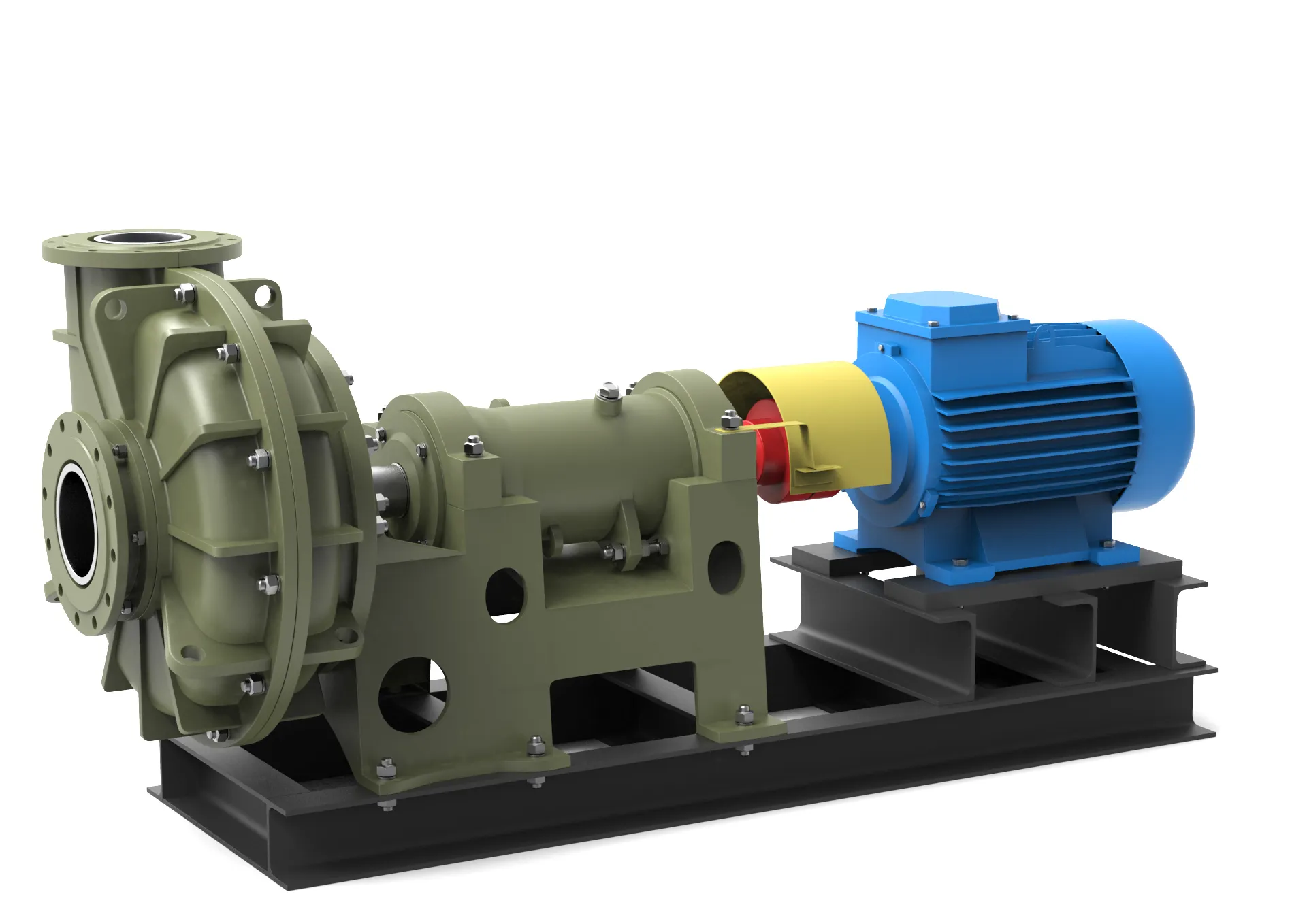 Pump centrifugal Gr2 3D Model .c4d .max .obj .3ds .fbx .stl .blend 