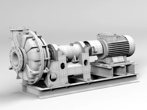 Pump centrifugal Gr2 3D Model