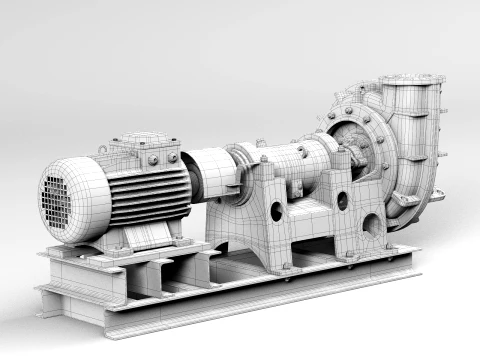 Pump centrifugal Gr2 3D Model