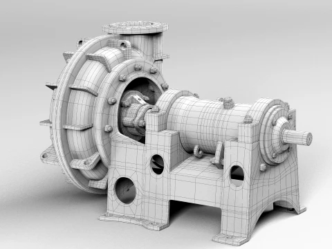 Pump centrifugal Gr2 3D Model