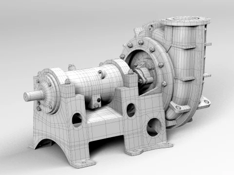 Pump centrifugal Gr2 3D Model