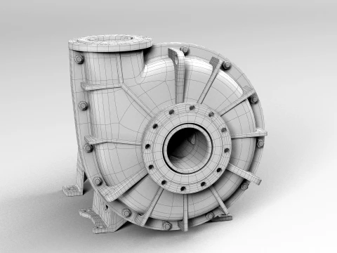 Pump centrifugal Gr2 3D Model