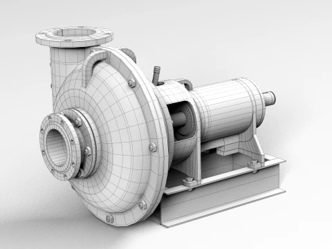 Pump centrifugal GR 3 3D Model
