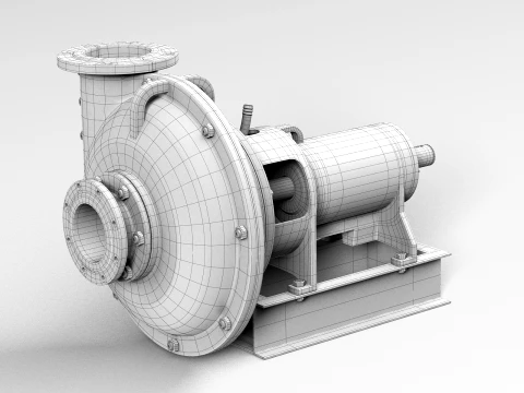 Pump centrifugal GR 3 3D Model