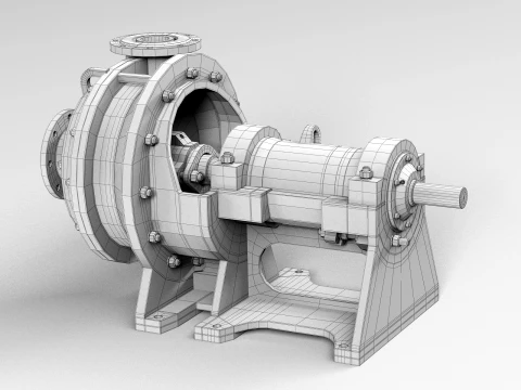 Pump centrifugal 3D Model
