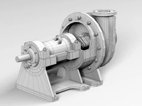 Pump centrifugal 3D Model