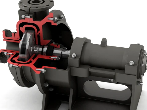 Pump centrifugal Grt 3D Model
