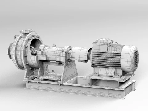 Pump centrifugal Grt 3D Model