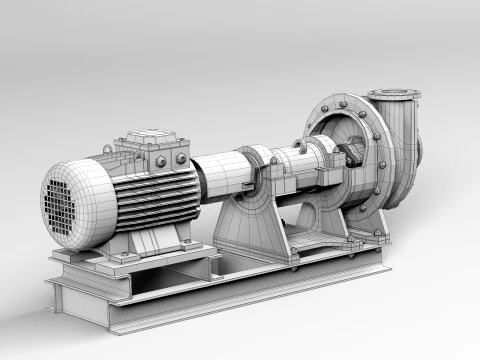 Pump centrifugal Grt 3D Model