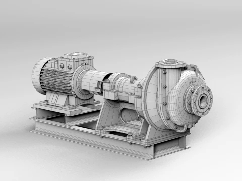 Pump centrifugal Grt 3D Model