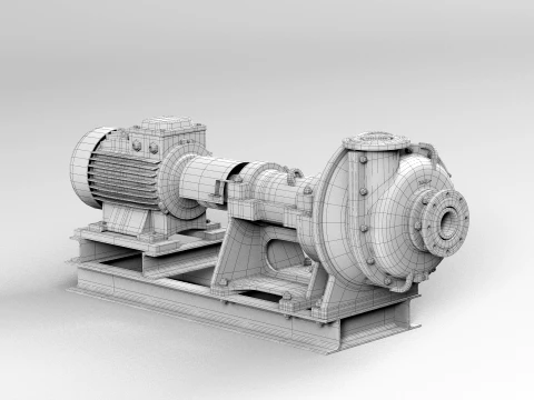 Pump centrifugal Grt 3D Model