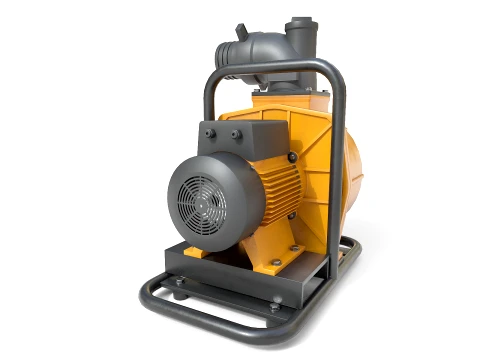 Electric Water Transfer Pump 3D Model