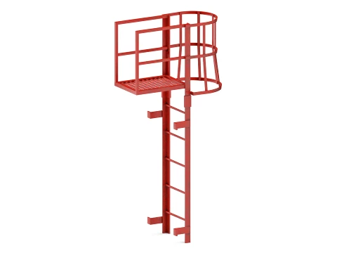 Escape Stair 3D Model
