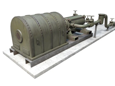 Industrial pumping equipment 3D Model