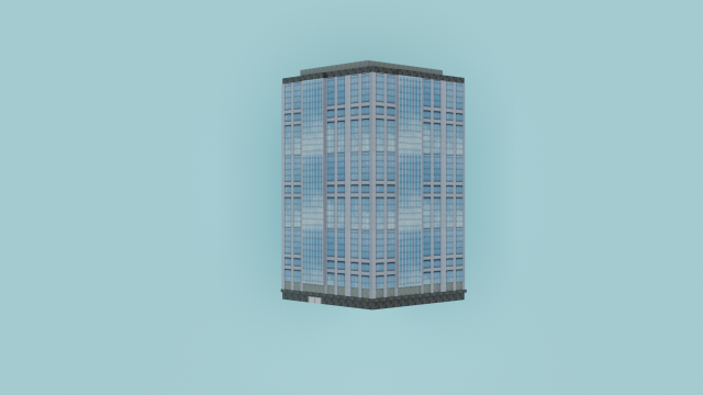 office building Model 3D .c4d .max .obj .3ds .fbx .stl .blend 