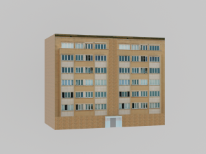brick house 3D 模型