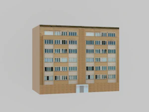 цегляний будинок 3D Модель