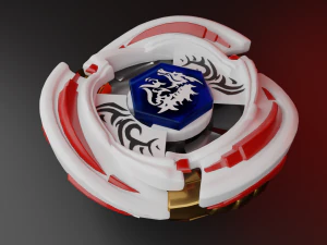 beyblade l drag&oacute;n Modelo 3D