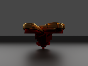 beyblade gold 3D Model