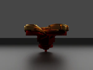 beyblade gold 3D Model