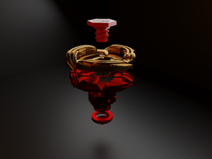 beyblade gold 3D Model