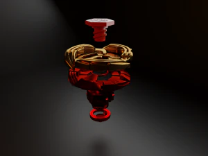 beyblade gold 3D Model