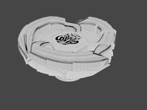 beyblade gold 3D Model
