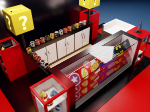 toy kiosk 3D मॉडल