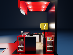 toy kiosk 3D मॉडल