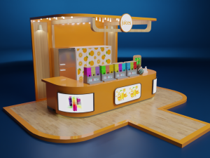 juice kiosc 3D Model