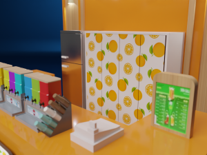 juice kiosc 3D Модель