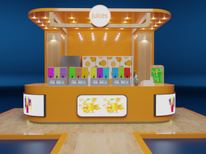 juice kiosc 3D Модель