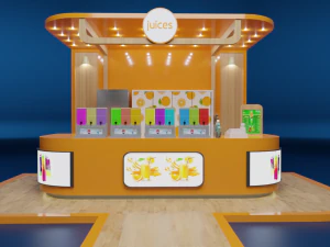 juice kiosc 3D Model