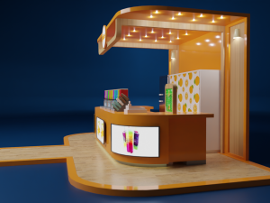 juice kiosc 3D Модель