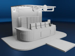 juice kiosc 3D Model
