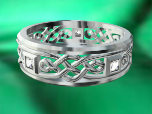 3d file of wedding ring model 3D 模型