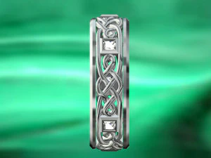 3d file of wedding ring model 3D Model